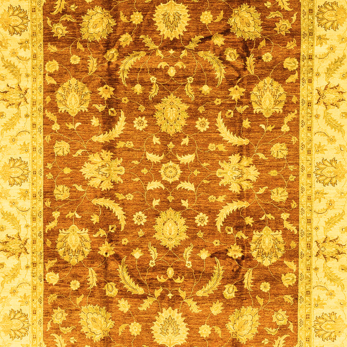 Oriental Yellow Traditional Rug, abs3885yw