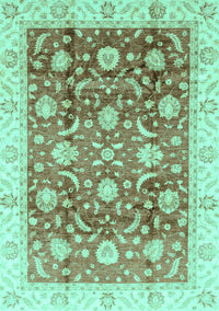 Oriental Turquoise Traditional Rug, abs3885turq