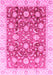 Oriental Pink Traditional Rug, abs3885pnk