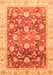 Oriental Orange Traditional Rug, abs3886org