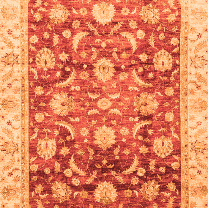 Oriental Orange Traditional Rug, abs3886org