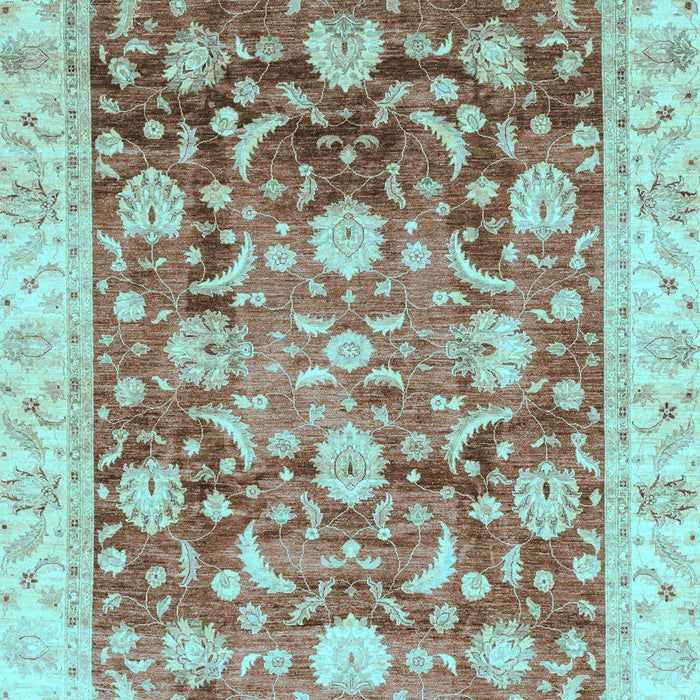 Oriental Light Blue Traditional Rug, abs3886lblu