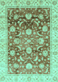 Oriental Turquoise Traditional Rug, abs3886turq