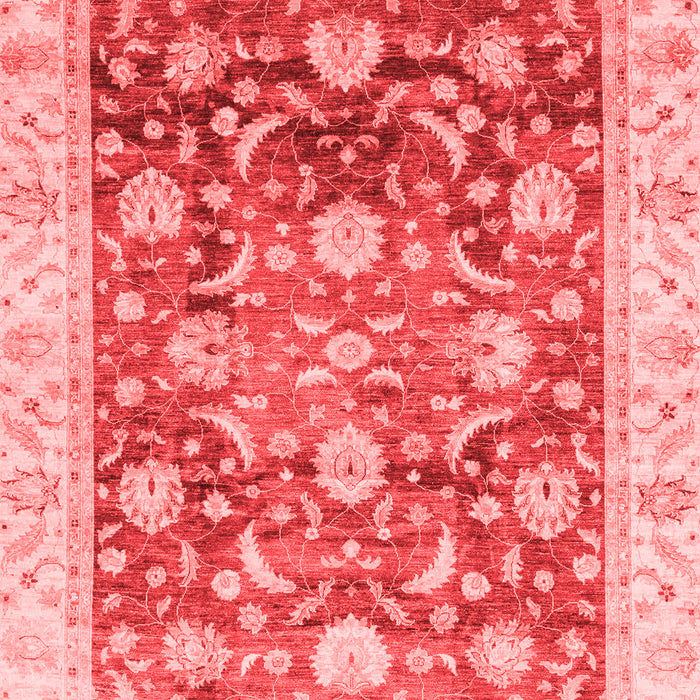 Machine Washable Oriental Red Traditional Rug, wshabs3886red
