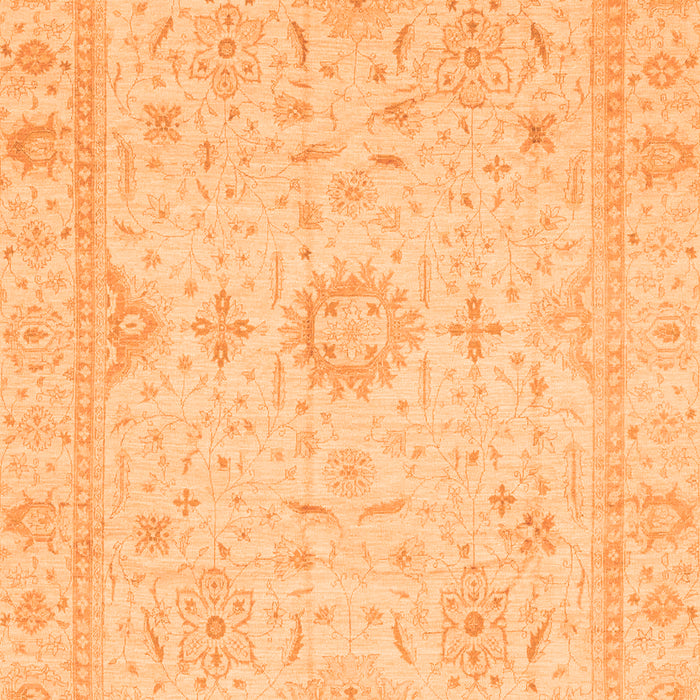 Oriental Orange Traditional Rug, abs3887org