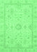 Oriental Emerald Green Traditional Rug, abs3887emgrn