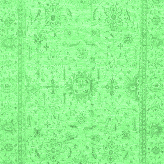 Oriental Emerald Green Traditional Rug, abs3887emgrn