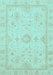 Oriental Light Blue Traditional Rug, abs3887lblu