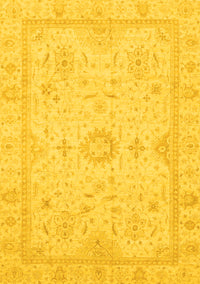 Oriental Yellow Traditional Rug, abs3887yw