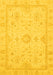 Oriental Yellow Traditional Rug, abs3887yw