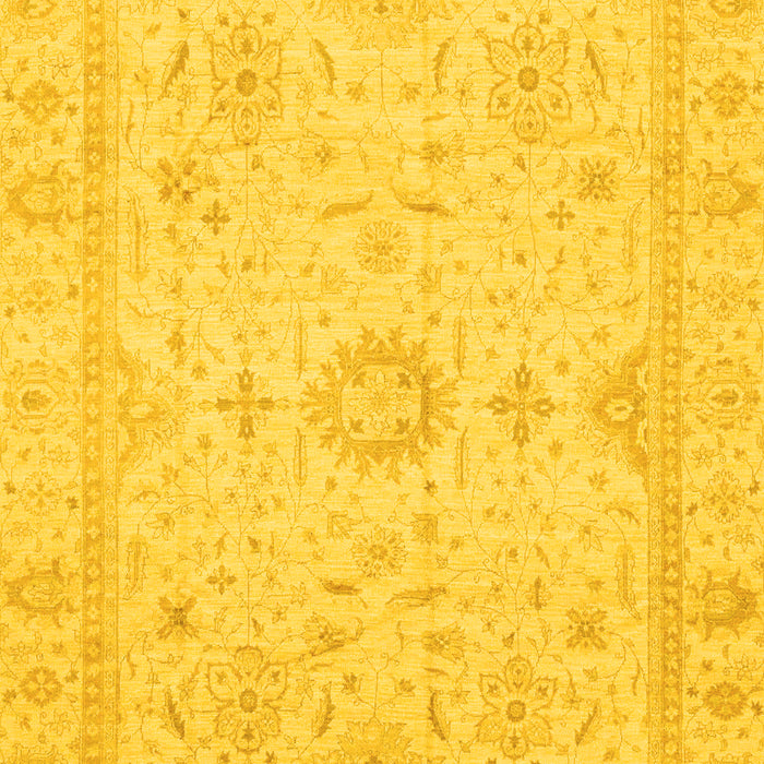 Oriental Yellow Traditional Rug, abs3887yw