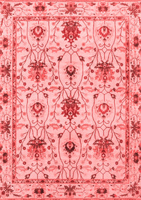 Abstract Red Modern Rug, abs3888red