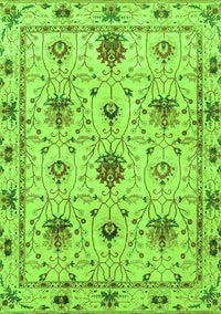 Abstract Green Modern Rug, abs3888grn