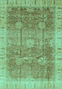 Oriental Turquoise Traditional Rug, abs3889turq