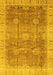 Oriental Yellow Traditional Rug, abs3889yw