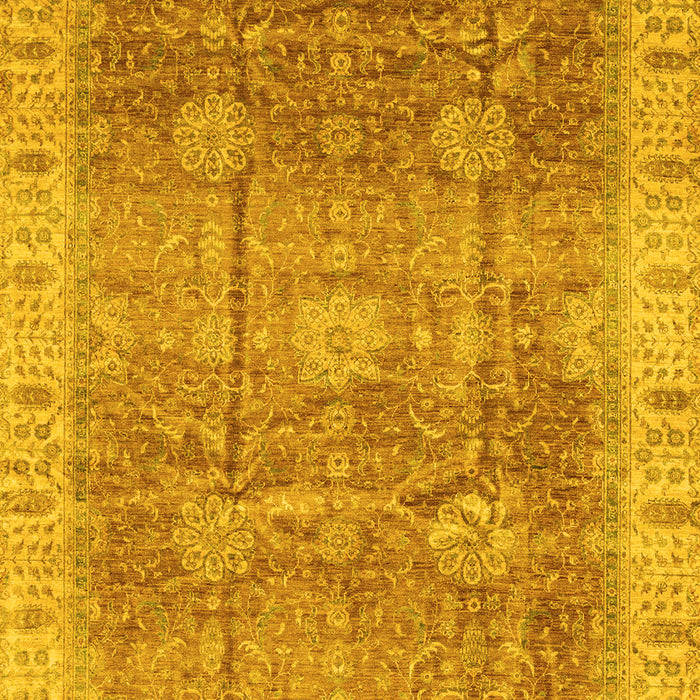 Oriental Yellow Traditional Rug, abs3889yw