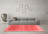 Machine Washable Oriental Red Traditional Rug, wshabs3889red