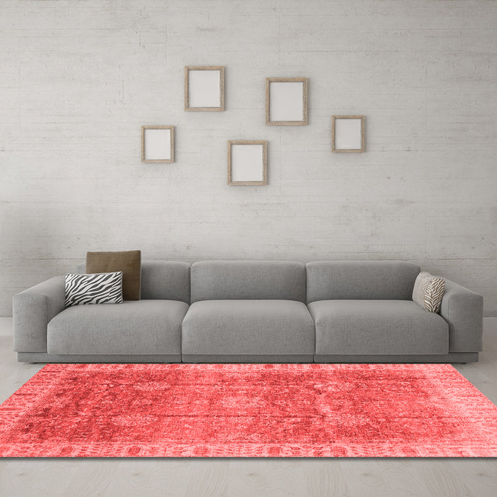 Traditional Red Washable Rugs