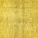 Square Machine Washable Abstract Yellow Modern Rug, wshabs388yw