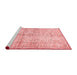 Modern Red Washable Rugs