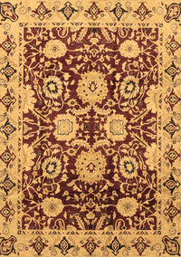 Abstract Brown Modern Rug, abs3890brn