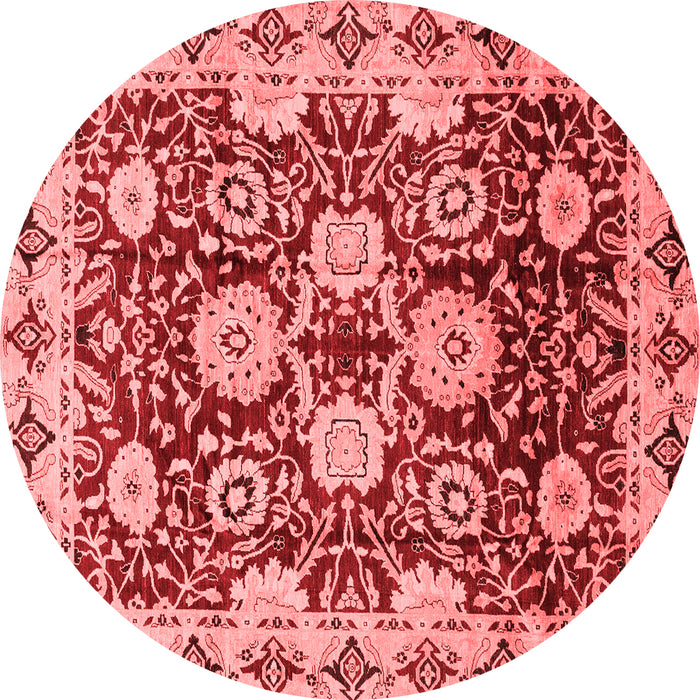 Machine Washable Abstract Red Modern Rug, wshabs3890red