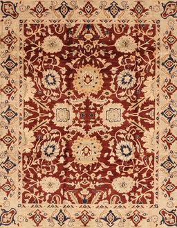 Abstract Red Modern Rug, abs3890