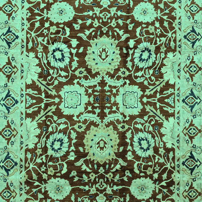 Abstract Turquoise Modern Rug, abs3890turq