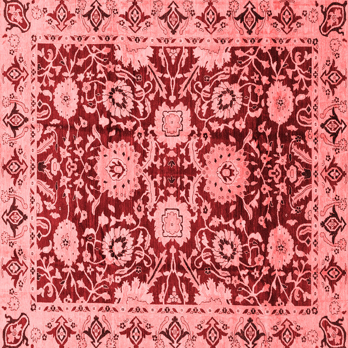 Machine Washable Abstract Red Modern Rug, wshabs3890red