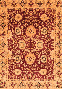 Abstract Orange Modern Rug, abs3890org