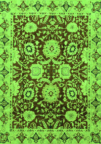 Abstract Green Modern Rug, abs3890grn