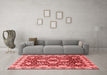 Modern Red Washable Rugs