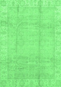 Oriental Emerald Green Traditional Rug, abs3891emgrn