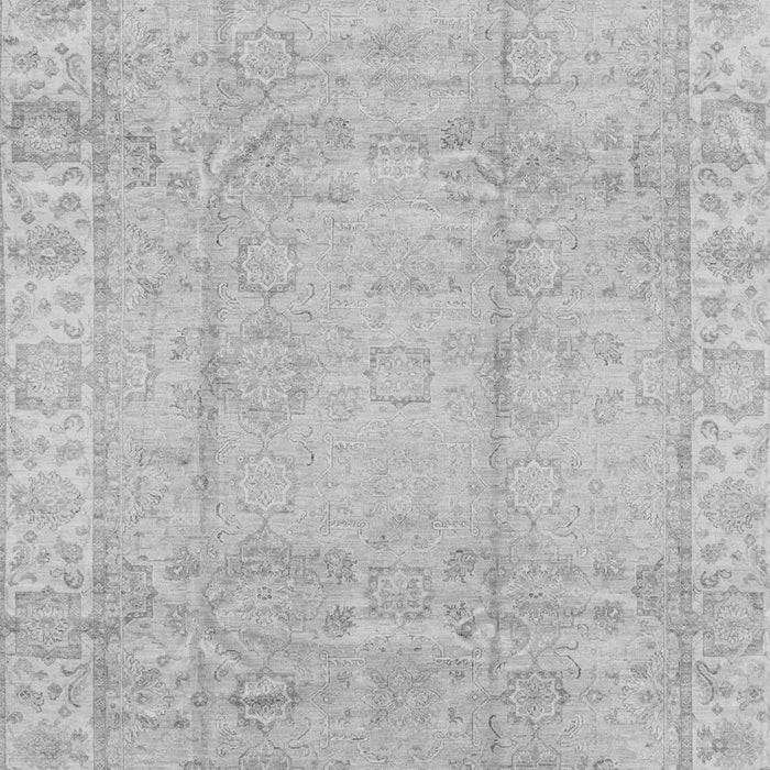 Machine Washable Oriental Gray Traditional Rug, wshabs3891gry