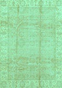 Oriental Turquoise Traditional Rug, abs3891turq