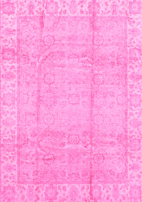 Oriental Pink Traditional Rug, abs3891pnk