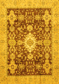 Oriental Yellow Traditional Rug, abs3892yw