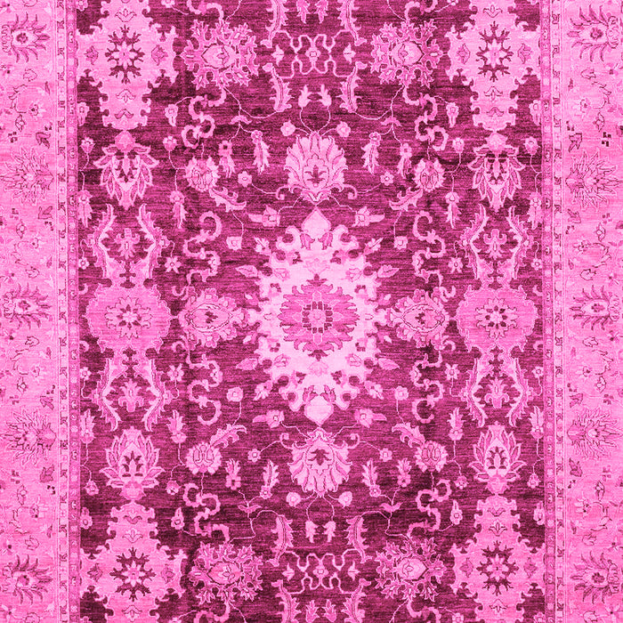 Machine Washable Oriental Pink Traditional Rug, wshabs3892pnk