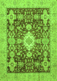 Oriental Green Traditional Rug, abs3892grn