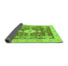 Sideview of Oriental Green Traditional Rug, abs3892grn