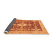 Sideview of Oriental Orange Traditional Rug, abs3892org