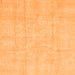 Square Oriental Orange Traditional Rug, abs3893org