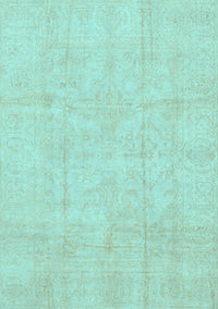 Oriental Light Blue Traditional Rug, abs3893lblu