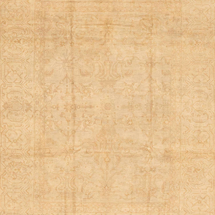 Machine Washable Abstract Orange Rug, wshabs3893