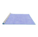 Sideview of Machine Washable Oriental Blue Traditional Rug, wshabs3893blu