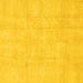 Square Oriental Yellow Traditional Rug, abs3893yw