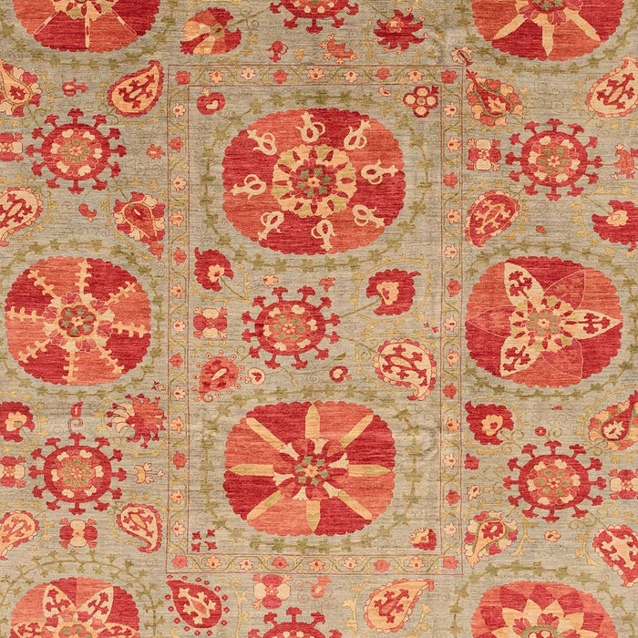 Machine Washable Abstract Orange Red Rug, wshabs3894