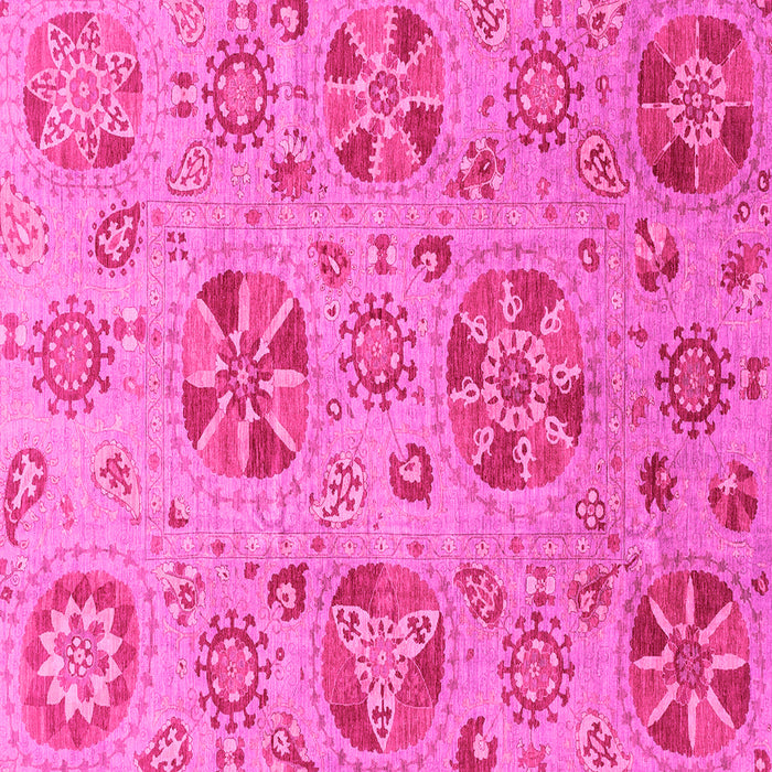 Square Abstract Pink Modern Rug, abs3894pnk