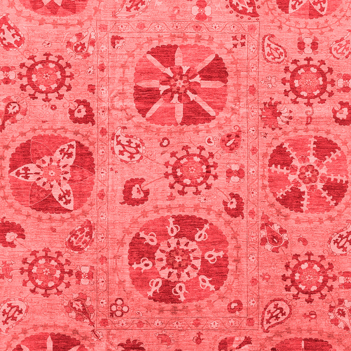 Abstract Red Modern Area Rugs