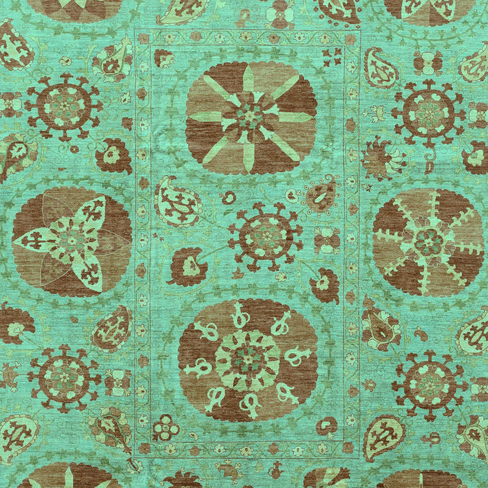 Abstract Turquoise Modern Rug, abs3894turq
